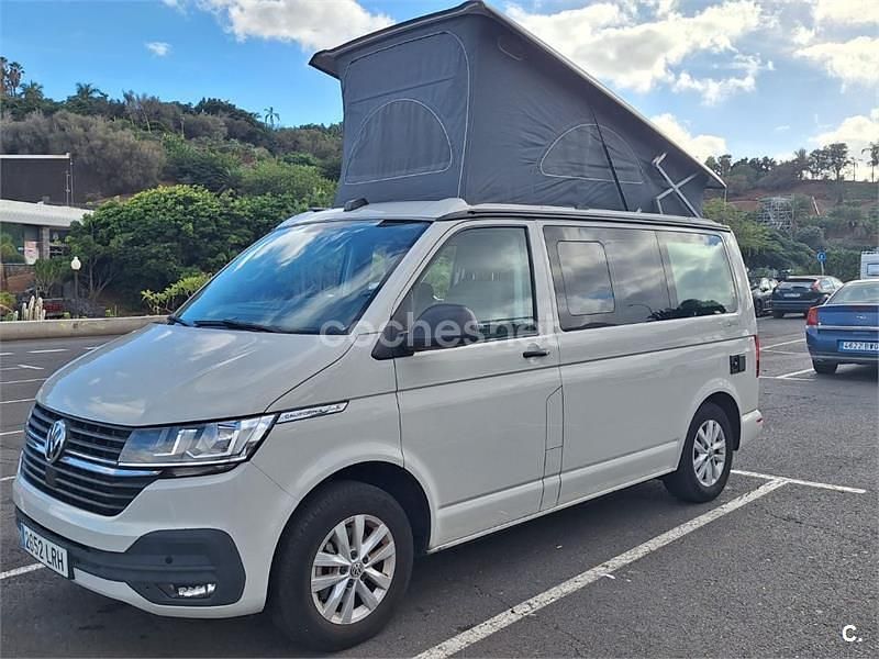 Beige Usado 2021 VW California Beach Van | 55.000 € (Caro) - Imagen 1/4