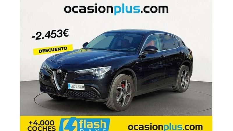 Negro Usado 2018 Alfa Romeo Stelvio Executive SUV | 23.810 € (Buen precio) - Imagen 1/3