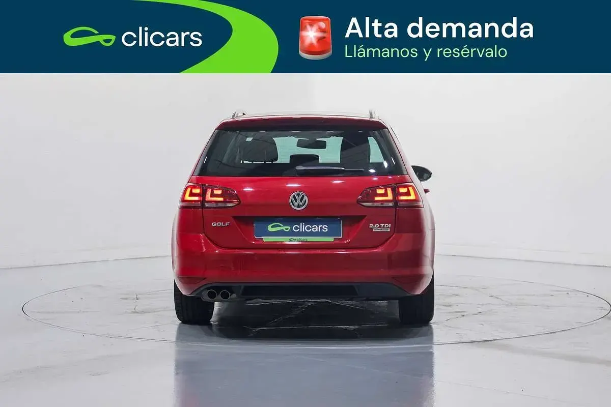 Usado VW Golf VII Sport 150 CV (110 kW) 2015 Rojo Familiar