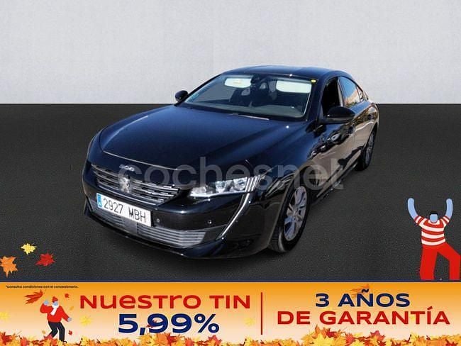 Negro Usado 2022 Peugeot 508 Active Berlina | 18.150 € (Buen precio) - Imagen 1/2