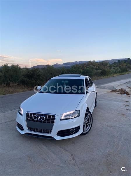 Usado Audi A3 105 CV (77 kW) 2008 Blanco Berlina