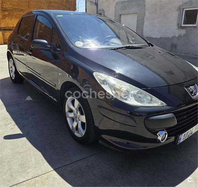 Negro Usado 2007 Peugeot 307 Berlina | 3600 € (Precio justo) - Imagen 1/4