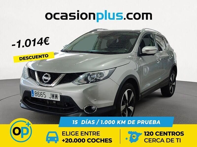 Gris plata Usado 2017 Nissan Qashqai Acenta SUV | 12.686 € (Precio justo) - Imagen 1/4