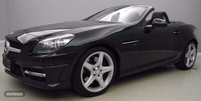 Negro Usado 2012 Mercedes SLK350 AMG Descapotable | 30.900 € - Imagen 1/4