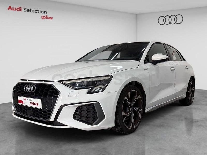 Usado Audi A3 S-Line 150 CV (110 kW) 2021 Blanco Berlina