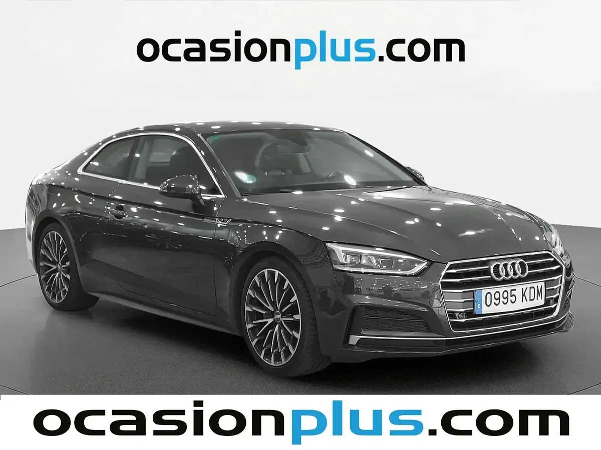 Usado Audi A5 S-Line 190 CV (139 kW) 2017 Gris Coupe