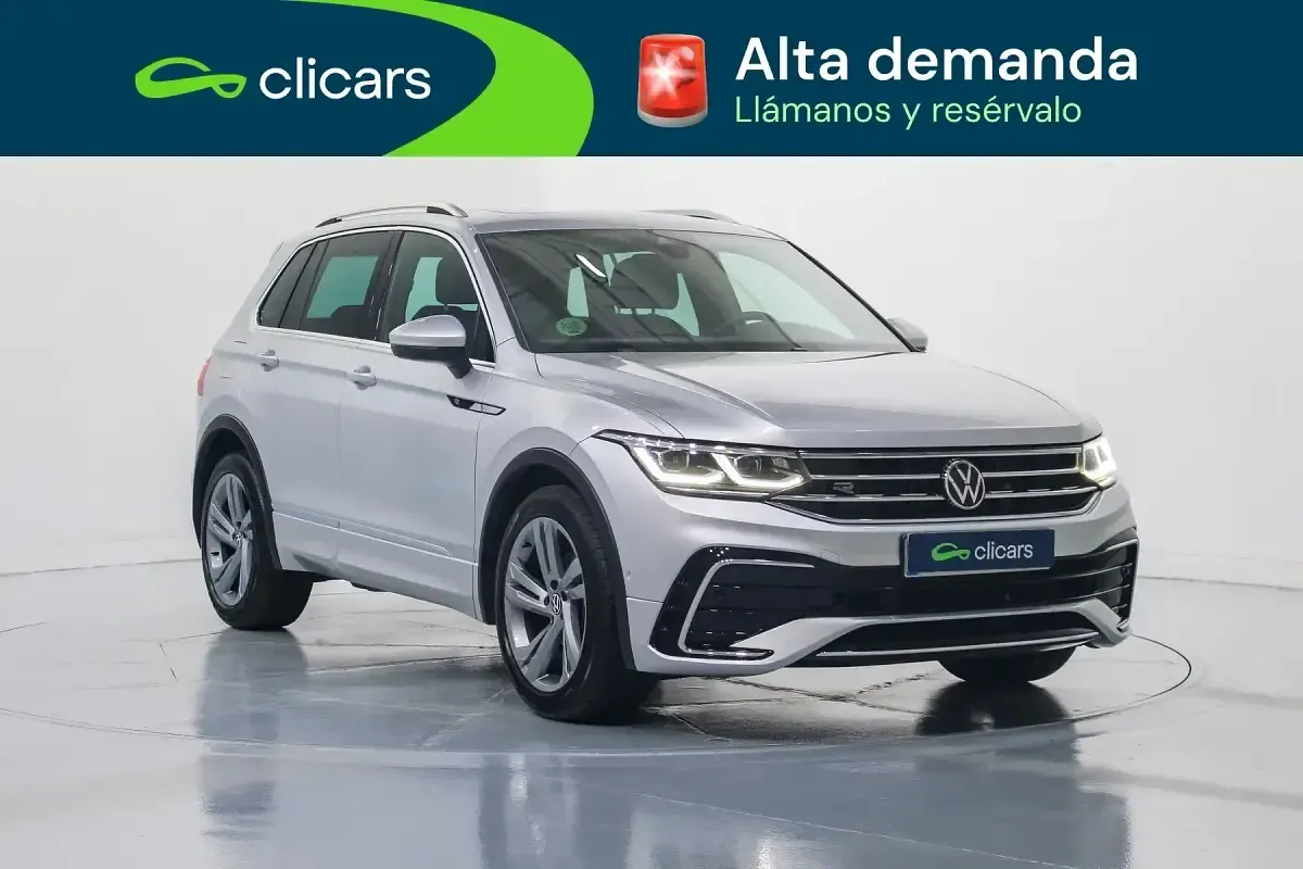 Usado VW Tiguan R-line 150 CV (110 kW) 2022 Gris SUV