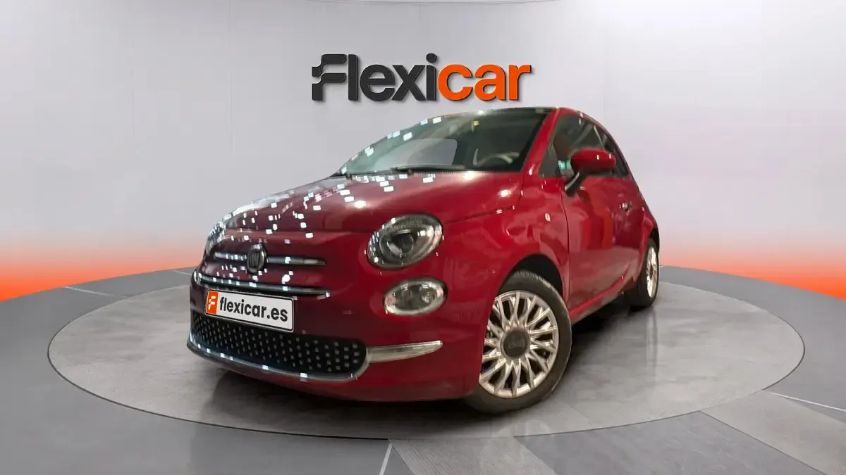 Usado Fiat 500 Lounge 85 CV (62 kW) 2019 Rojo Descapotable