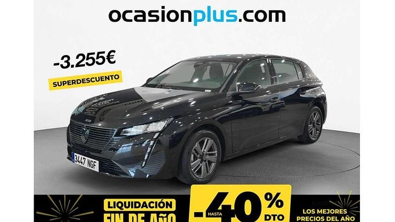 Usado Peugeot 308 Active 131 CV (96 kW) 2024 Negro Utilitario