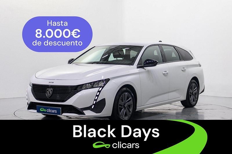 Blanco Usado 2022 Peugeot 308 SW Active Familiar | 13.990 € (Precio justo) - Imagen 1/4