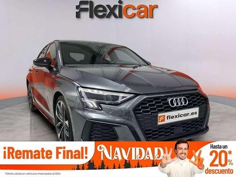 Gris Usado 2021 Audi A3 Sportback Utilitario | 25.990 € (Precio justo) - Imagen 1/4