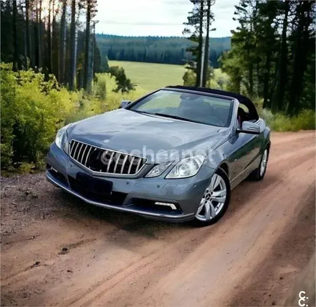 Usado Mercedes E250 Avantgarde 204 CV (150 kW) 2010 Gris / plata Descapotable