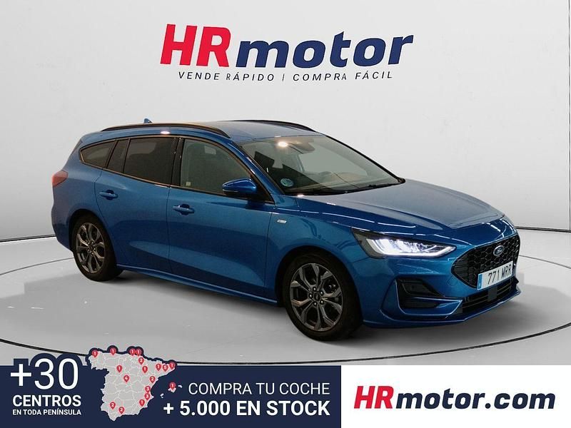 Azul Usado 2024 Ford Focus ST-Line Familiar | 20.990 € (Precio justo) - Imagen 1/4