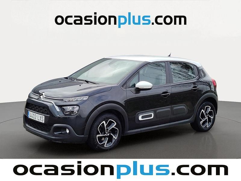 Negro Usado 2022 Citroën C3 Feel Utilitario | 9228 € (Buen precio) - Imagen 1/4