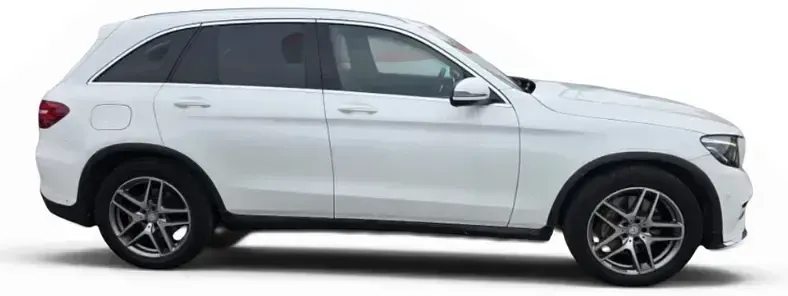 Usado Mercedes GLC250 AMG line 204 CV (150 kW) 2016 Blanco SUV