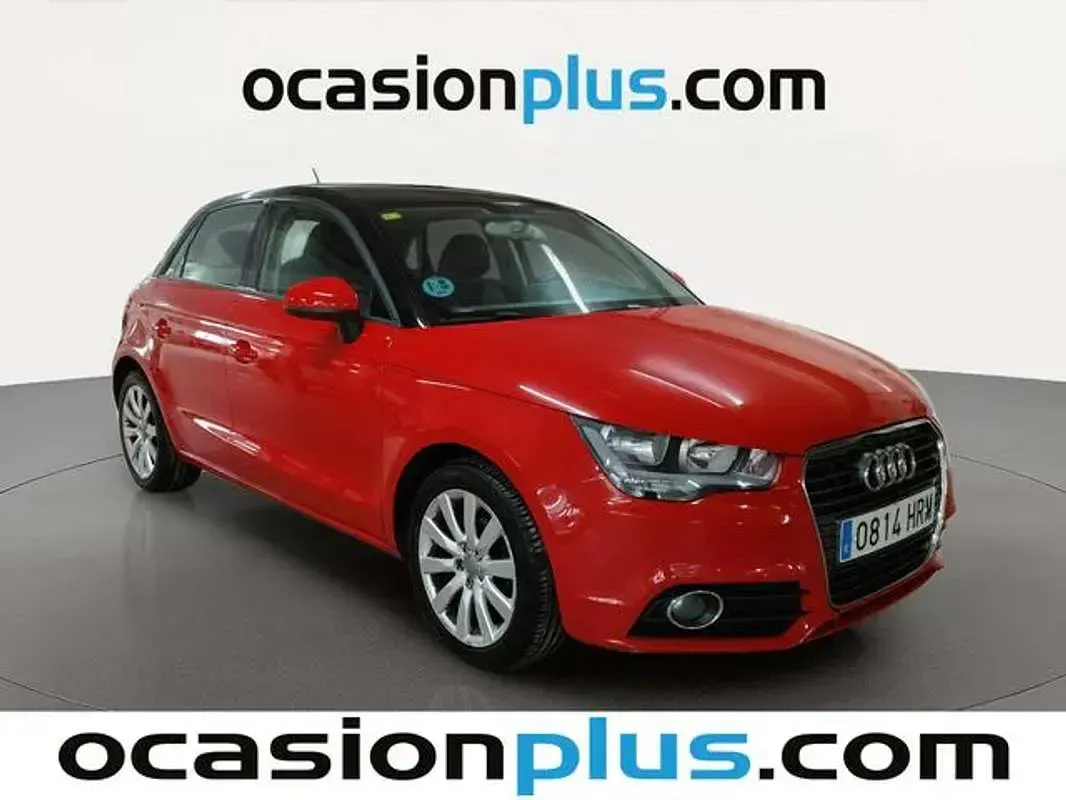 Usado Audi A1 Sportback Attraction 86 CV (63 kW) 2013 Rojo Utilitario