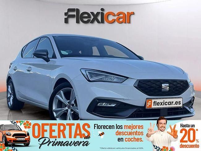 Usado Seat Leon FR 150 CV (110 kW) 2021 Blanco Berlina
