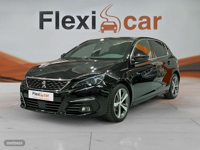 Usado Peugeot 308 GT-line 131 CV (96 kW) 2018 Negro Utilitario