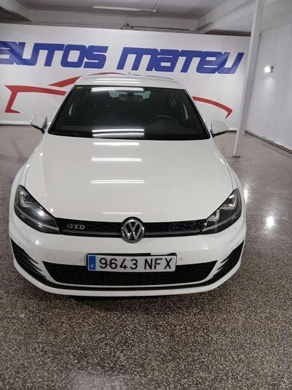 Usado VW Golf VII GTD 184 CV (135 kW) 2014 Blanco Utilitario