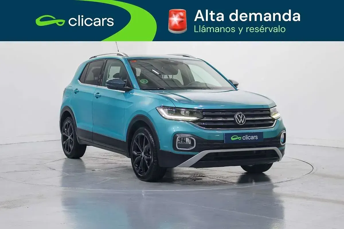 Usado VW T-Cross Sport 110 CV (80 kW) 2021 Azul SUV