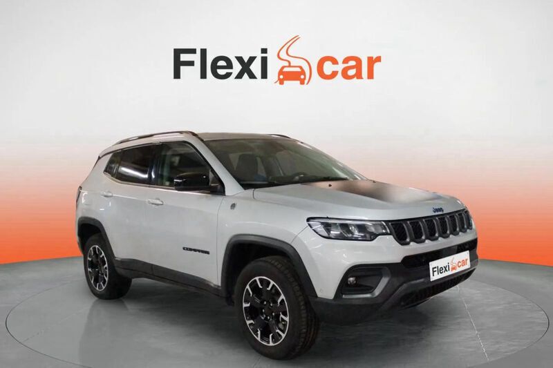 Gris Usado 2022 Jeep Compass Trailhawk SUV | 18.490 € (Super precio) - Imagen 1/4