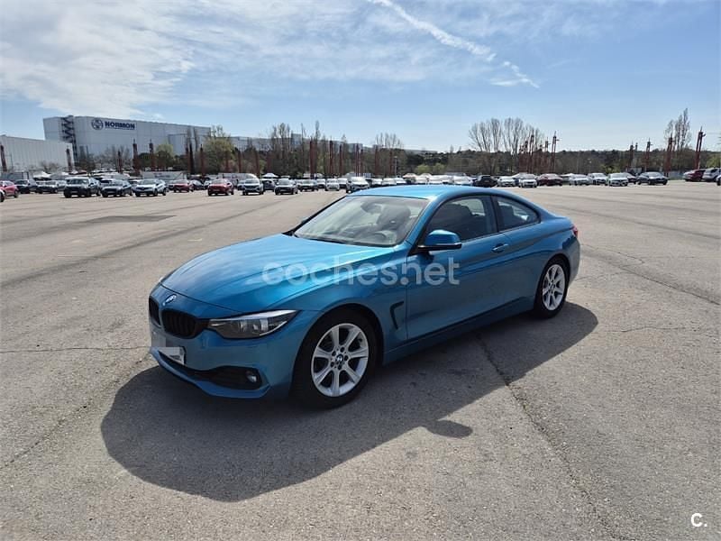 Usado BMW 420 184 CV (135 kW) 2017 Azul Coupe