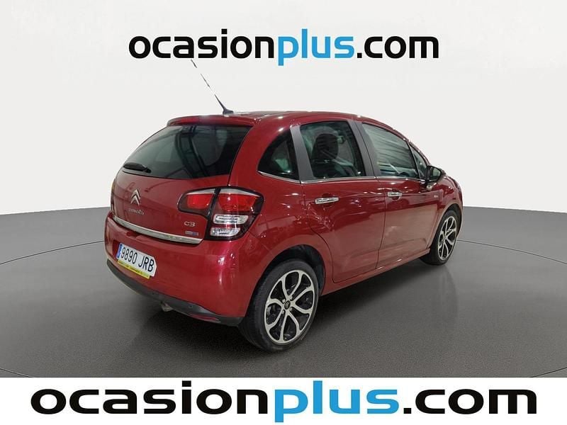 Usado Citroën C3 Exclusive 99 CV (72 kW) 2016 Rojo Utilitario