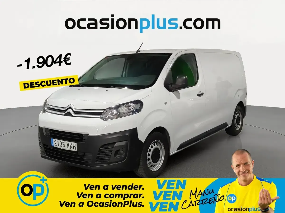 Käytetty Citroën Jumpy 102 HP (75 kW) 2023 Valkoinen Tila-auto