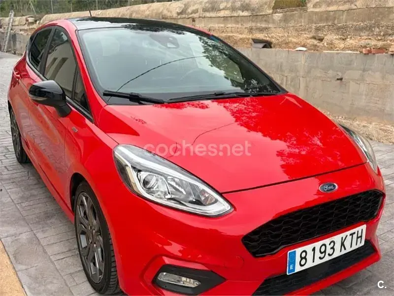 Usado Ford Fiesta ST-Line 100 CV (73 kW) 2019 Rojo Utilitario