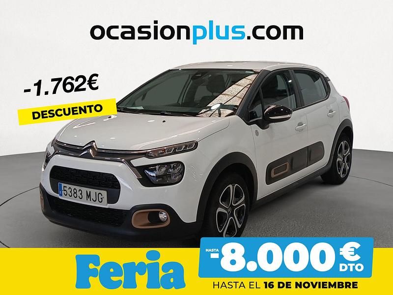 Blanco Usado 2023 Citroën C3 PureTech Utilitario | 11.250 € (Precio justo) - Imagen 1/4