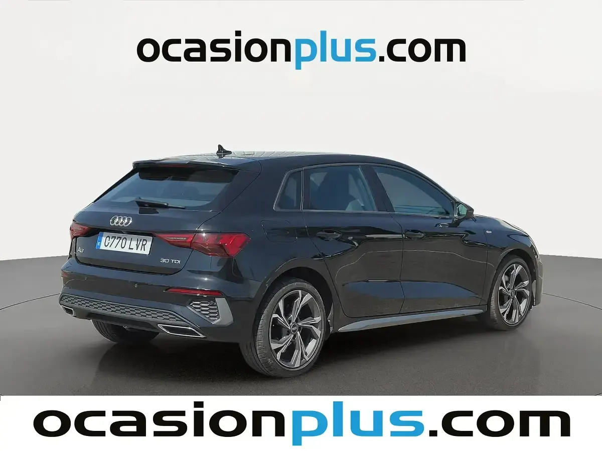 Usado Audi A3 S-Line 116 CV (85 kW) 2021 Negro Berlina