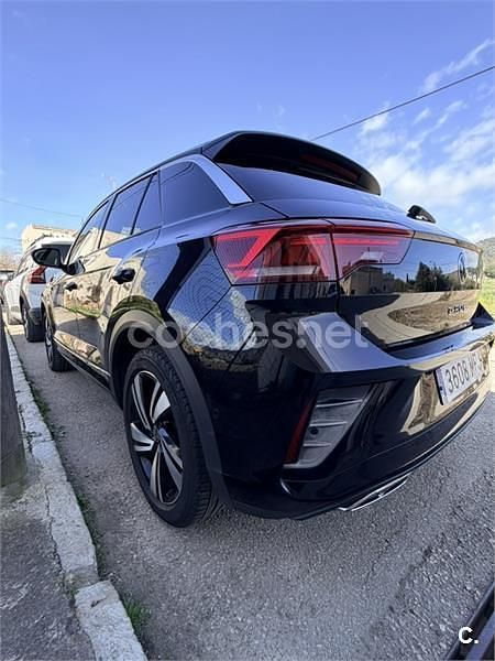 Usado VW T-Roc R-line 150 CV (110 kW) 2023 Negro SUV