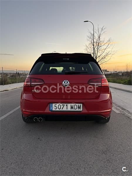 Usado VW Golf VII GTD 184 CV (135 kW) 2013 Rojo Berlina