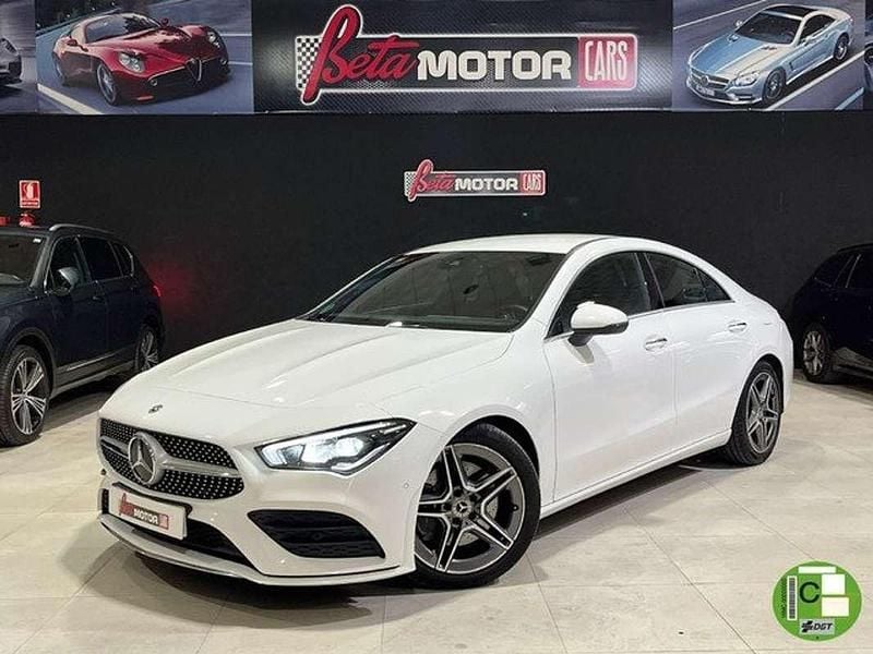 Usado Mercedes CLA200 150 CV (110 kW) 2020 Blanco Coupe