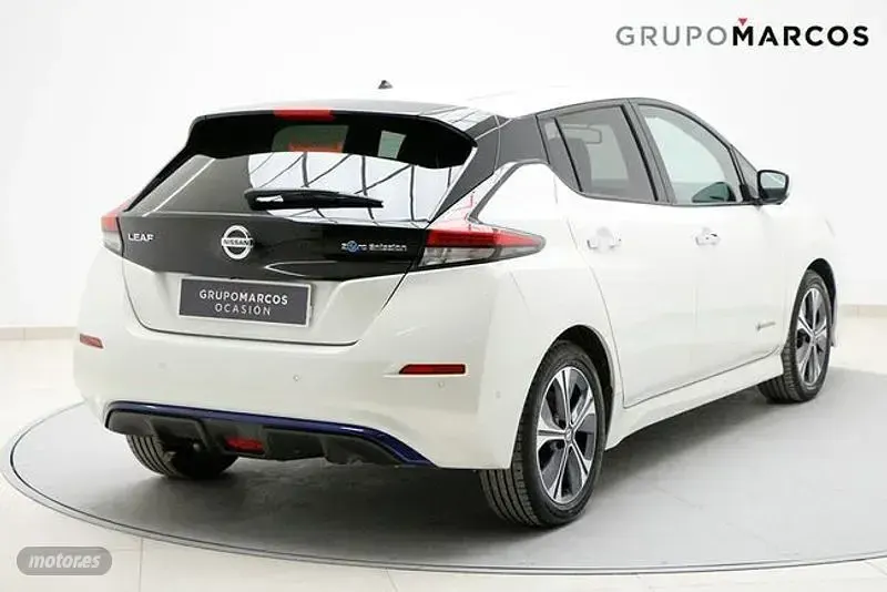 Usado Nissan Leaf Tekna 110 kW (150 CV) 2019 Blanco Utilitario