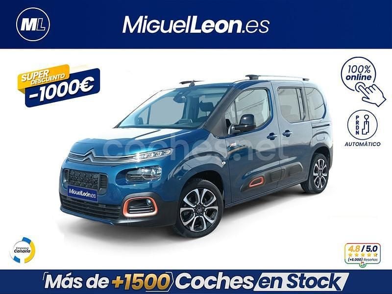 Azul Usado 2020 Citroën Berlingo Shine Monovolumen | 18.985 € (Precio justo) - Imagen 1/3