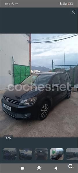 Usado VW Touran Edition 105 CV (77 kW) 2011 Negro Monovolumen