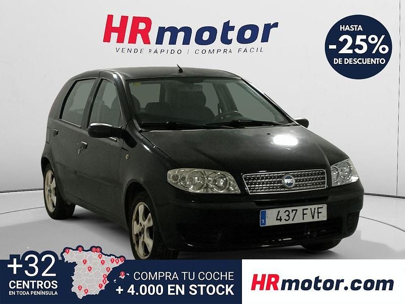 Usado Fiat Punto Classica 70 CV (51 kW) 2007 Negro Utilitario