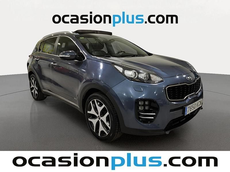 Usado Kia Sportage GT-Line 177 CV (130 kW) 2017 Azul SUV