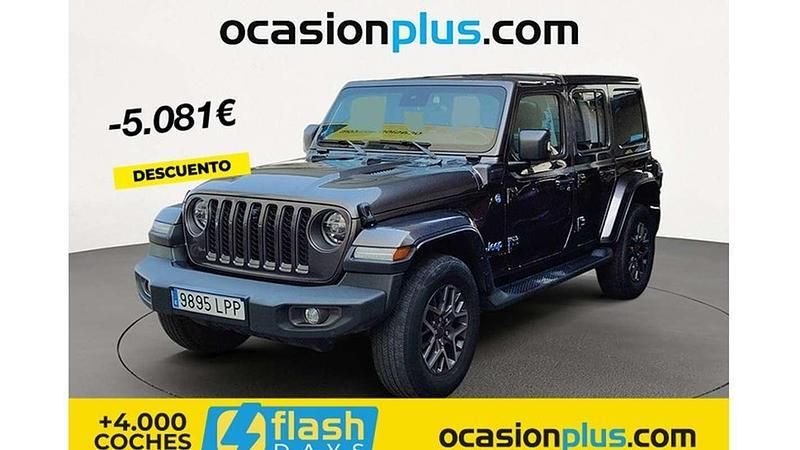 Gris Usado 2021 Jeep Wrangler Unlimited SUV | 50.819 € (Super precio) - Imagen 1/1