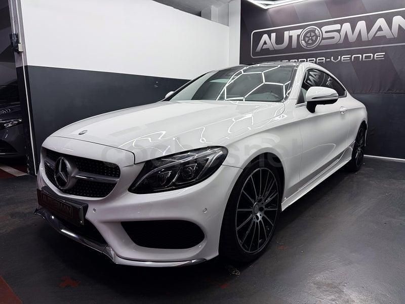 Usado Mercedes C220 170 CV (125 kW) 2016 Blanco Coupe