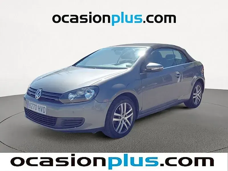 Usado VW Golf VII 105 CV (77 kW) 2013 Gris Descapotable