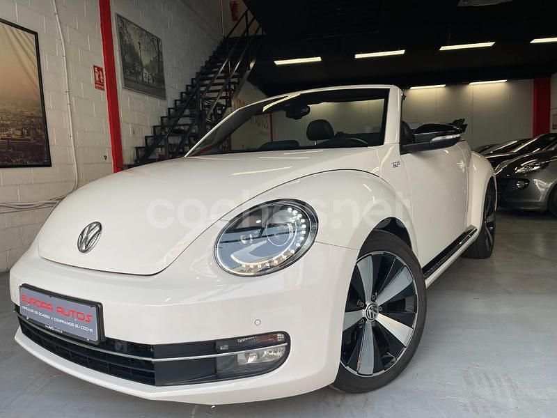 Blanco Usado 2013 VW Beetle R-line Descapotable | 14.990 € (Precio justo) - Imagen 1/4
