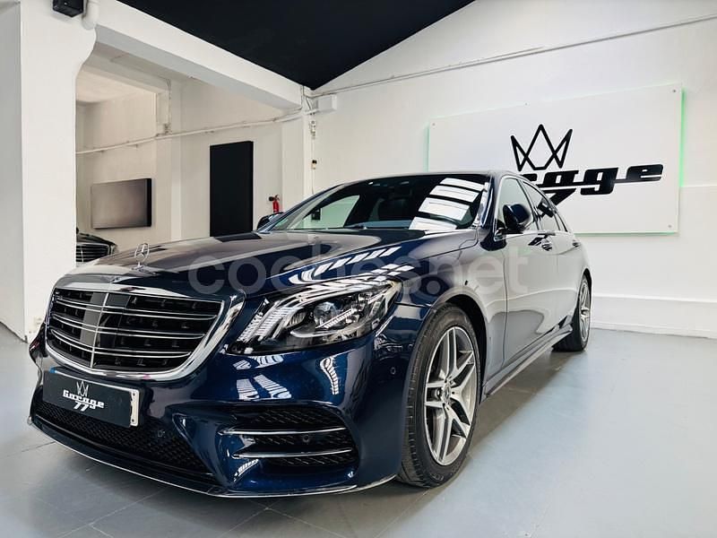 Usado Mercedes S350 286 CV (210 kW) 2019 Azul Berlina