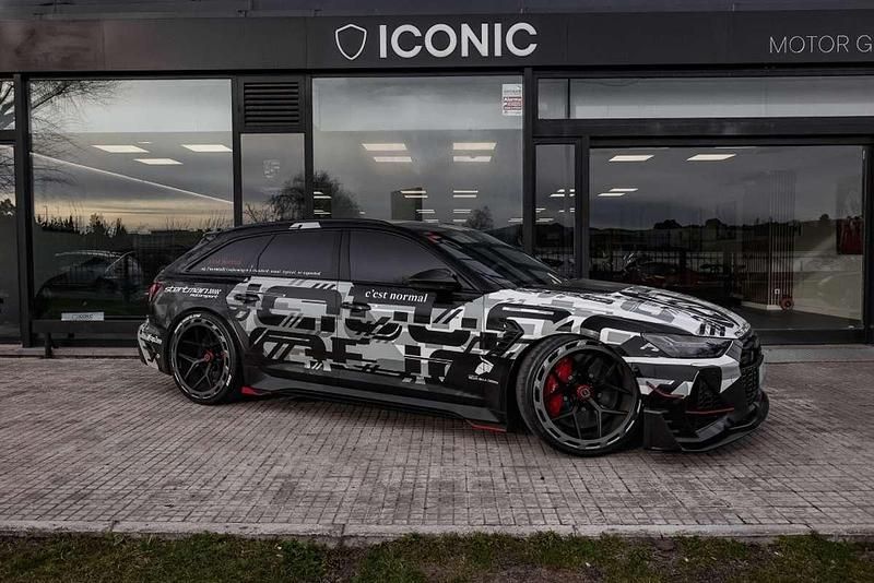 Usado Audi RS6 600 CV (441 kW) 2019 Negro Familiar