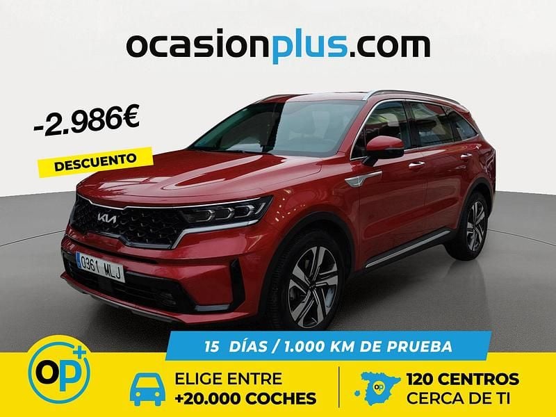 Rojo Usado 2023 Kia Sorento SUV | 32.850 € (Precio justo) - Imagen 1/4