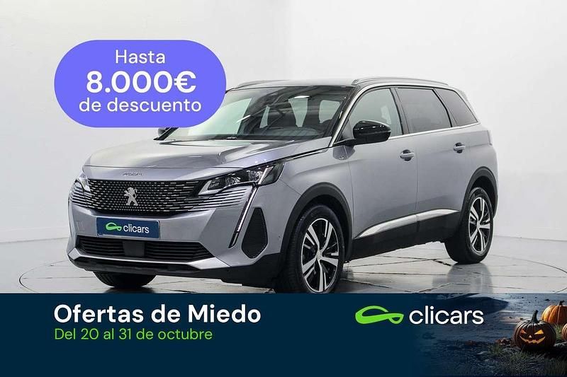 Plateado Usado 2023 Peugeot 5008 GT Monovolumen | 26.690 € (Precio justo) - Imagen 1/4