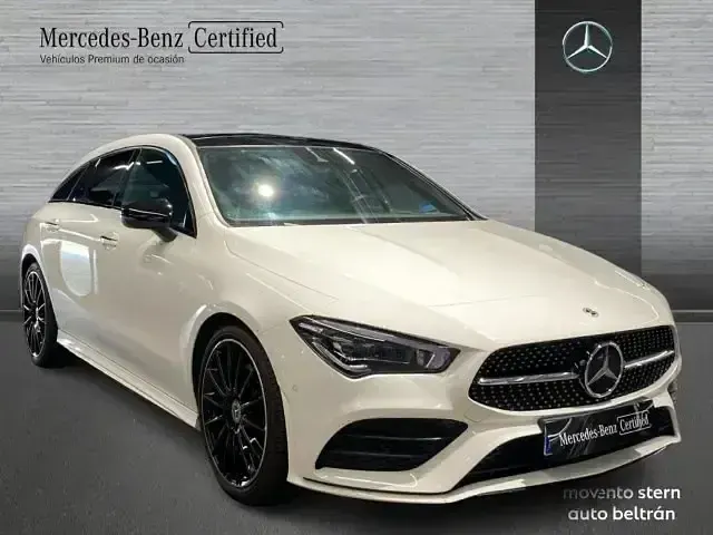 Usado Mercedes CLA200 150 CV (110 kW) 2023 Blanco Coupe