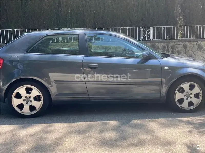 Usado Audi A3 Ambiente 105 CV (77 kW) 2007 Gris / plata Utilitario