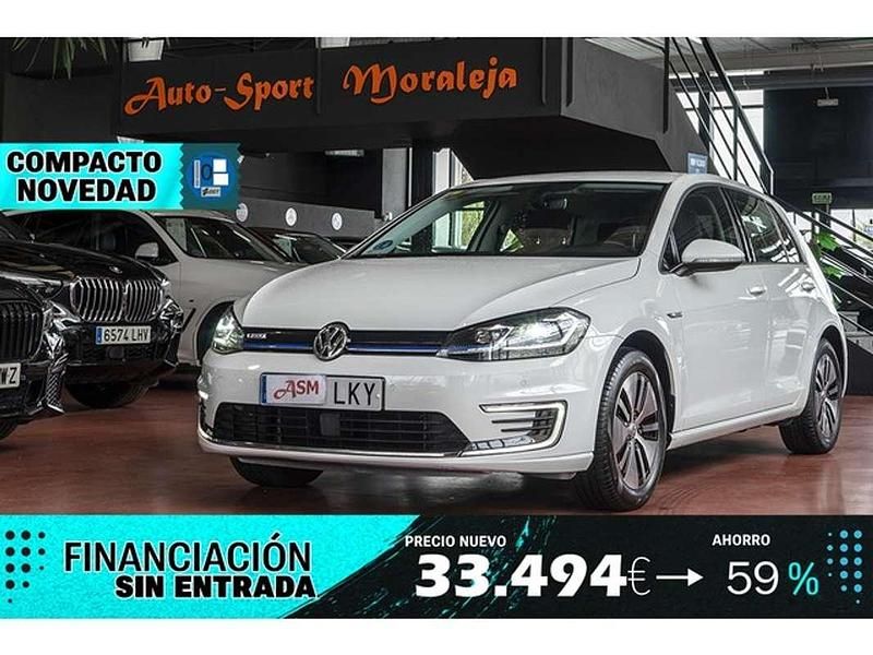 Begagnad VW e-Golf 100 kW (136 HK) 2020 Vit Halvkombi